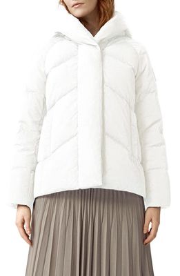 Canada Goose Marlow Water Resistant Down Jacket in North Star White