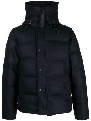 Canada Goose padded down hooded jacket - Blue