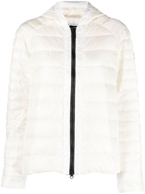 Canada Goose padded hooded jacket - White