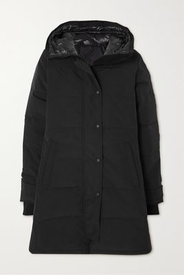 Canada Goose - Shelburne Quilted Shell Hooded Down Coat - Black