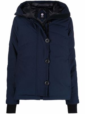 Canada Goose Silverbirch hooded padded jacket - Blue