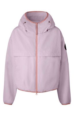Canada Goose Sinclair Water Resistant Hooded Nylon Wind Jacket in Sunset