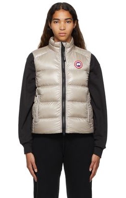 Canada Goose Taupe Down Cypress Vest