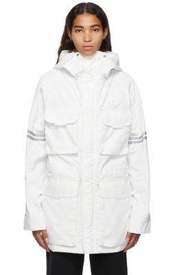 Canada Goose White HUMANATURE Science Research Coat