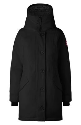 Canada Goose Women's Rossclair Water Resistant 625 Fill Power Down Parka in Black - Noir
