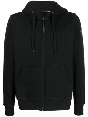Canada Goose zipped cotton hoodie - Black