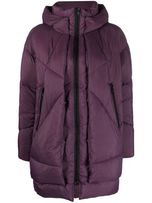 Canadian Club Eugenie quilted hooded jacket - Purple