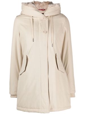 Canadian Club Lanigan faux-fur trim hooded jacket - Neutrals