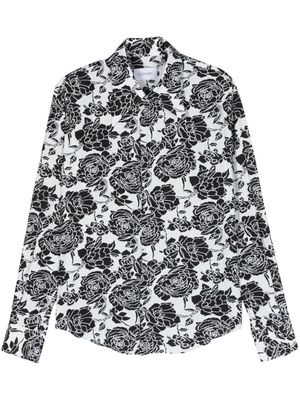 CANAKU floral-print shirt - Black