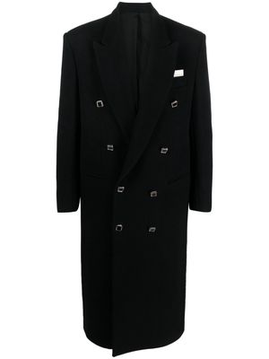 CANAKU Hero double-breasted felted coat - Black