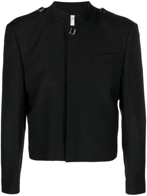 CANAKU mock-neck long-sleeve jacket - Black