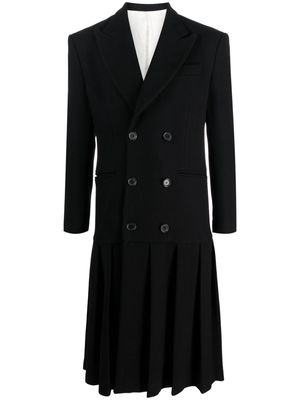 CANAKU virgin wool blend coat - Black