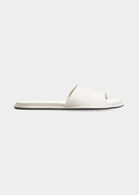 Canal Satin Flat Slippers