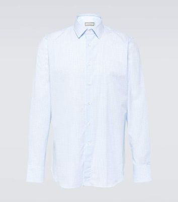 Canali Checked cotton shirt