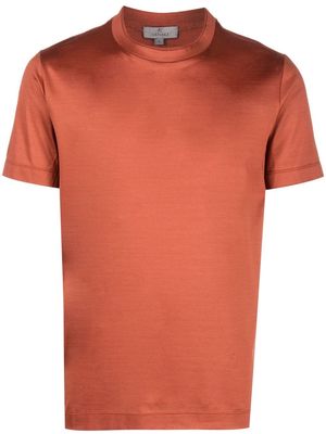 Canali crew-neck jersey T-shirt - Orange