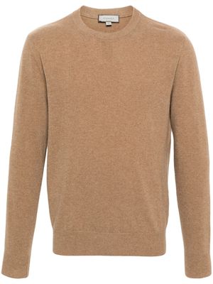 Canali crew-neck wool-blend jumper - Neutrals