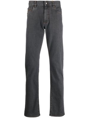 Canali dark-wash straight-leg jeans - Grey