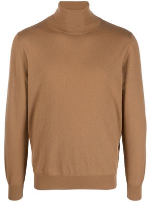 Canali fine-knit cashmere jumper - Brown