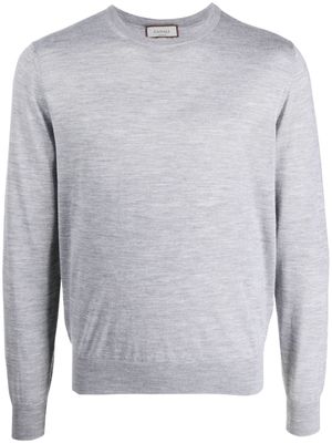 Canali fine-knit jumper - Grey
