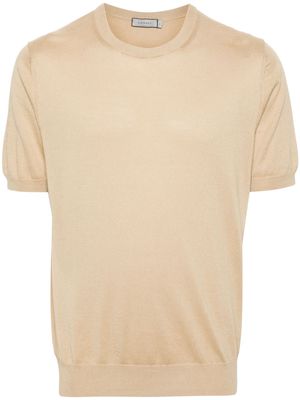 Canali fine-knit T-shirt - Neutrals