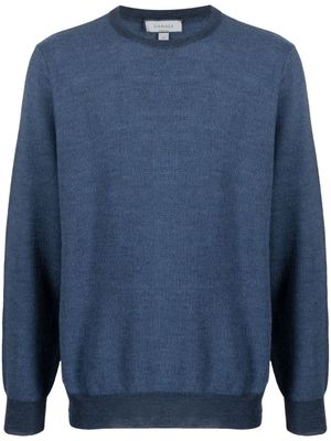 Canali fine-knit wool jumper - Blue