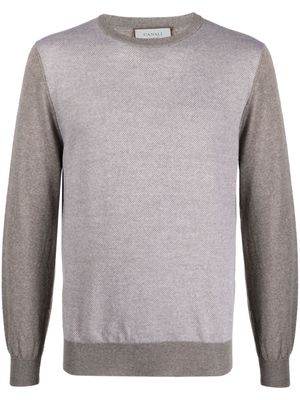 Canali fine-knit wool jumper - Neutrals