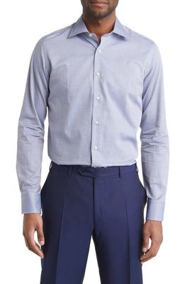 Canali Impeccabile Dress Shirt in Brown/Grey