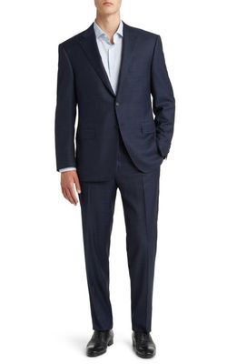 Canali Kei Trim Fit Suit in Navy