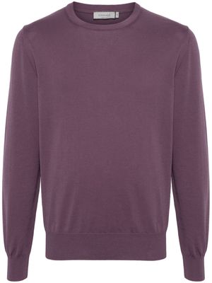 Canali knitted cotton jumper - Purple