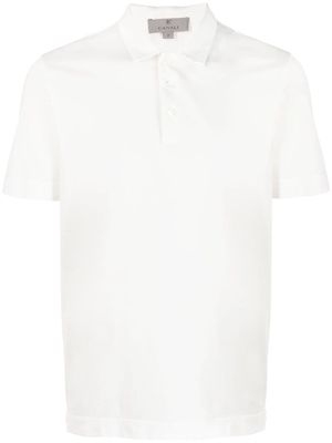 Canali knitted polo shirt - White