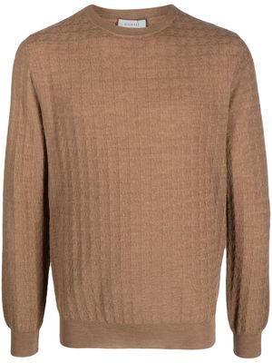 Canali knitted wool jumper - Brown