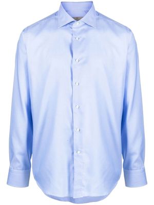 Canali long-sleeve shirt - Blue