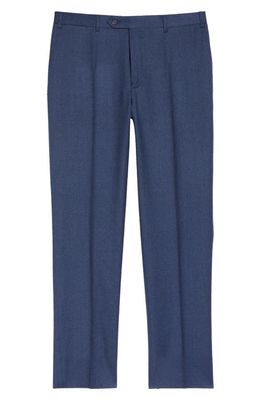 Canali Men's Five Pocket Wool Trousers in Blue