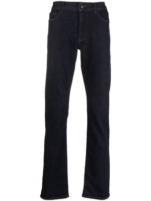 CANALI mid-rise bootcut denim jeans - Blue