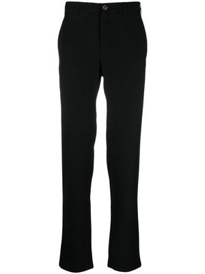 Canali mid-rise tailored wool trousers - Black