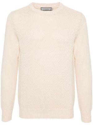 Canali open-knit cotton jumper - Neutrals
