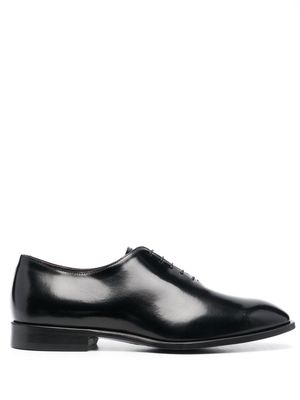 Canali polished leather Oxford shoes - Black