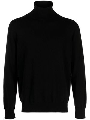 Canali roll-neck cashmere jumper - Black
