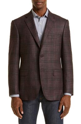Canali Siena Shadow Plaid Wool