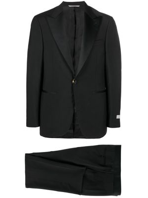Canali single-breasted two-piece tuxedo suit - Black