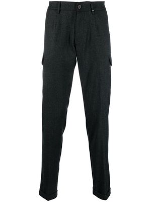 Canali slim-fit tailored trousers - Grey