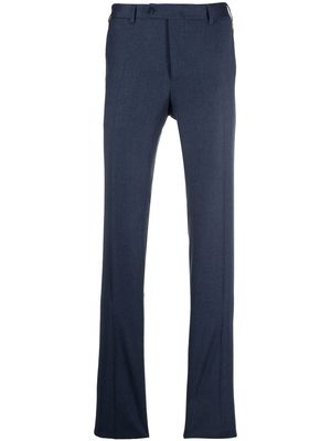CANALI slim fit wool trousers - Blue