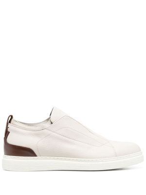 Canali slip-on low-top sneakers - Neutrals