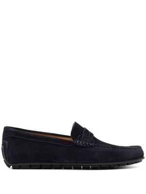 Canali slip-on suede loafers - Blue