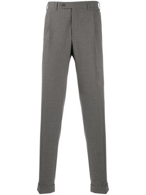 Canali straight-fit tailored trousers - Grey