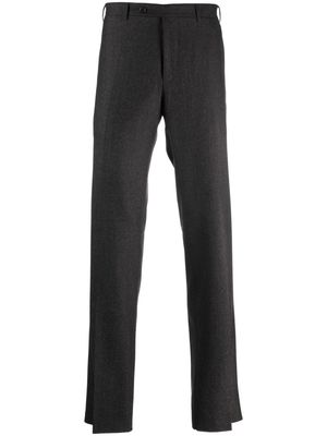 Canali straight-leg wool tailored trousers - Brown