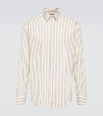 Canali Striped cotton shirt