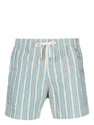 Canali striped swimming shorts - Blue