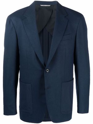 Canali tailored blazer jacket - Blue