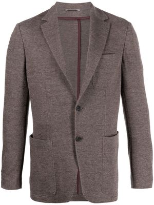 Canali tailored tweed blazer - Brown